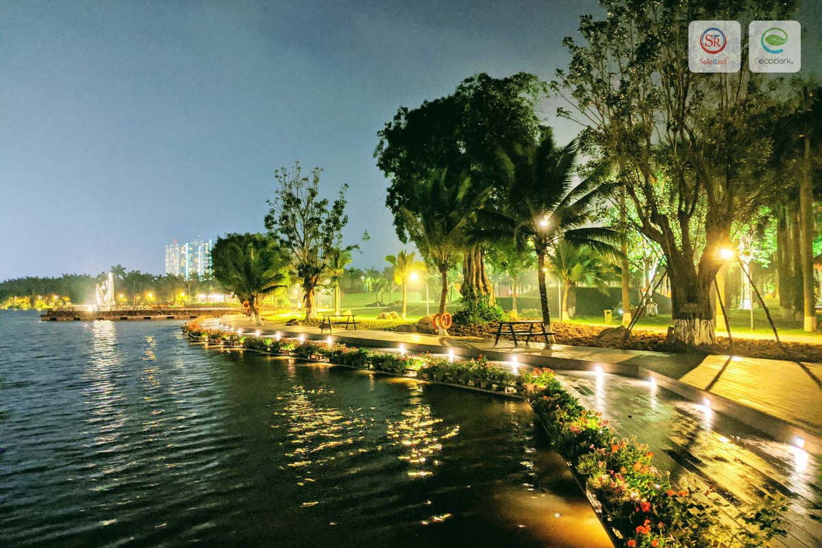 cong vien ho thien nga ecopark co thiet ke canh quan an tuong