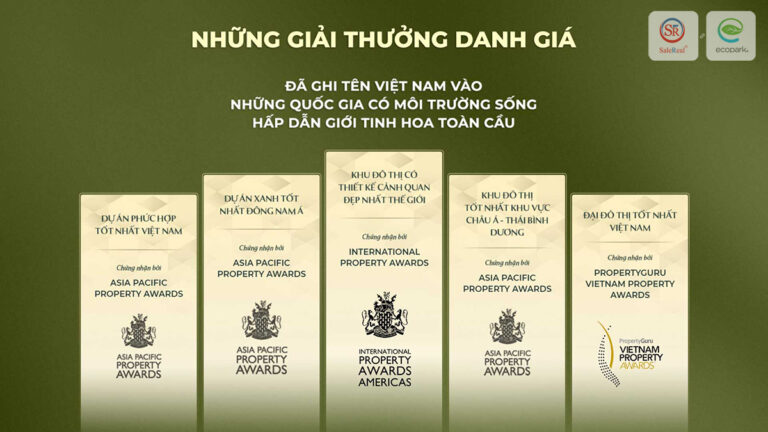 giai thuong danh gia cua chu dau tư ecopark