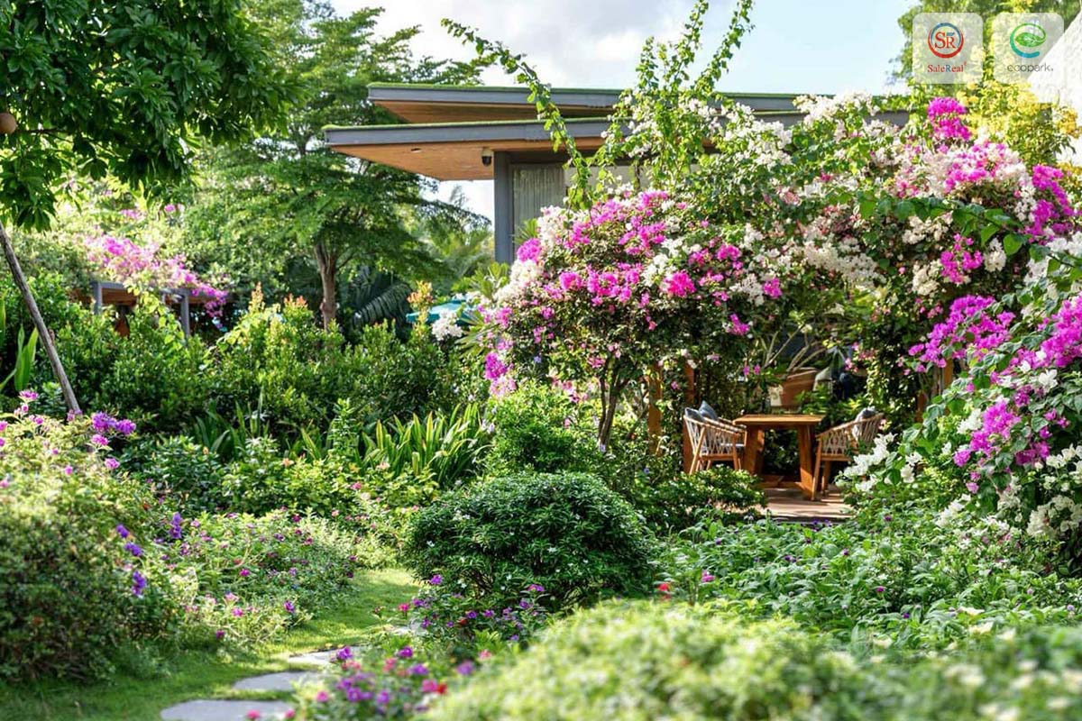 khong gian xanh tai ecopark nhon trach